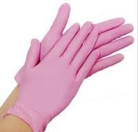 Nitrile handschoenen roze