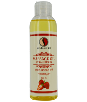 Massage olie Strawberry (argan) 250ml