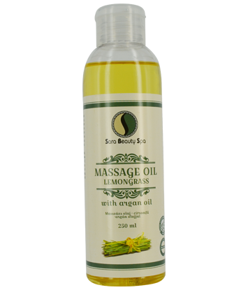 Massage olie Lemongrass (Argan) 250ml