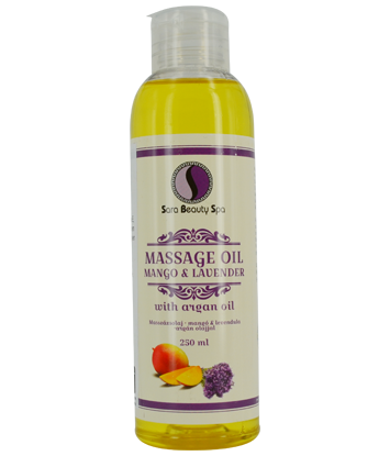 Massage olie Mango & Lavender (Argan) 250ml