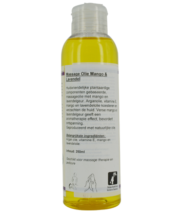 Massage olie Mango & Lavender (Argan) 250ml