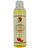 Massage olie appel & Cinnamon (argan) 250ml Massage olie appel & Cinnamon (argan) 250ml