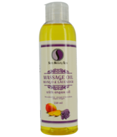Massage olie Mango & Lavender (Argan) 250ml Massage olie Mango & Lavender (Argan) 250ml